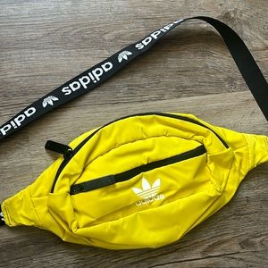 Yellow adidas Fanny pack